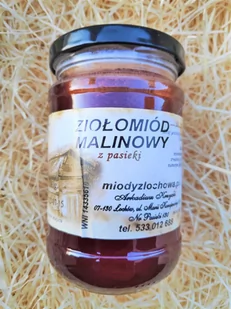 Ziołomiód malinowy 400g Miody z Łochowa - Miód - miniaturka - grafika 1