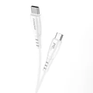 Kable - Kabel USB-C do USB-C Foneng X73, 60W, 1m (biały) - miniaturka - grafika 1