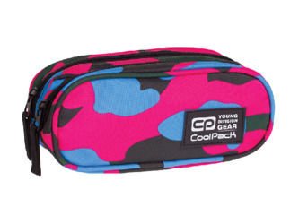 Piórnik Szkolny Coolpack Clever Camouflage Crimson 76579Cp
