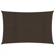 Parasole ogrodowe - vidaXL Żagiel przeciwsłoneczny, 160 g/m, brązowy, 2,5x5 m, HDPE vidaXL - miniaturka - grafika 1