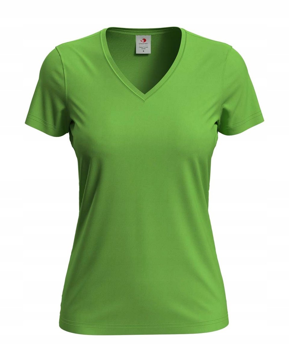 Koszulka damska T-shirt damski Stedman V-neck ST2700 Kiwi Green S