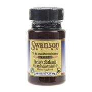 Witaminy i minerały - SWANSON Metylokobalamina B-12, 2.5 mg, 60 tabletek - miniaturka - grafika 1