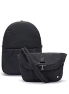 Torebki damskie - Torba / plecak antykradzieżowy damski Pacsafe CX Convertible Backpack - econyl black - miniaturka - grafika 1