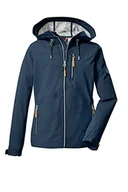 Kurtki damskie - G.I.G.A. DX Damska kurtka softshell / kurtka outdoorowa z kapturem GS 97 WMN SFTSHLL JCKT, 36, granatowa, 38392-000 - miniaturka - grafika 1