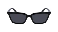 Okulary przeciwsłoneczne - Calvin Klein Okulary przeciwsłoneczne damskie, Czarny, Rozmiar uniwersalny - miniaturka - grafika 1