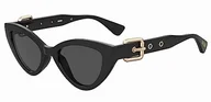 Okulary przeciwsłoneczne - Moschino MOS142/S Okulary Przeciwsłoneczne Black/Dark Grey 51/20/140 donna - miniaturka - grafika 1