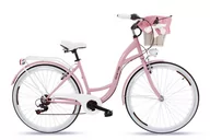 Goetze, Rower Miejski Mood 28" 7 Biegów Różowy, Kosz