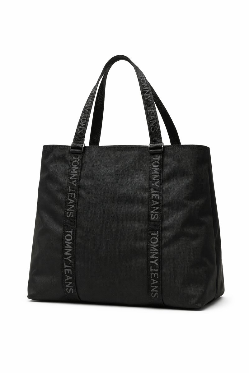 TOMMY JEANS DAMSKA DUŻA TOREBKA CZARNA Z LOGO I4A