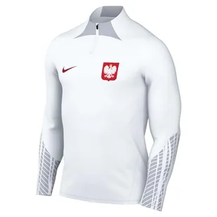 Nike Męski top Pol Mnk Df Strk Dril Top K, White/Sky Grey/Sport Red, DH6459-100, XS - Koszulki męskie - miniaturka - grafika 1