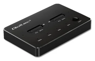 Qoltec Stacja dokująca dysków 2x SSD M.2 SATA NGFF USB typ C 50310 - Obudowy i kieszenie na dyski twarde - miniaturka - grafika 1