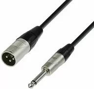 Akcesoria do nagłośnienia - ah Cables adam hall 4 Star Series 5 m Cable XLR Male to 6.3 MM JACK Mono przewód mikrofonowy K4MMP0500 - miniaturka - grafika 1