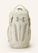 Plecaki - Under Armour Plecak Ua Hustle 5.0 29 L Z Przegrodą Na Laptopa beige - miniaturka - grafika 1