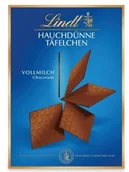 Bombonierki i czekoladki - LINDT Hauchdünne Täfelchen vollmilch mleczne cienkie tafle czekolady 125g - miniaturka - grafika 1