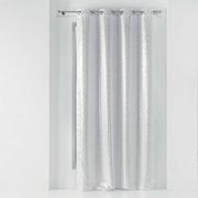 Zasłony - Douceur d'intérieur Zasłona zaciemniająca GENESIS 135 x 240 cm biało-srebrna Douceur dintérieur - miniaturka - grafika 1