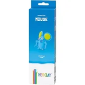 Masy plastyczne - Masa plastyczna HEY CLAY Fluffy Pets Mysz HCL30116CEE - miniaturka - grafika 1