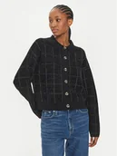 Swetry damskie - Boss Kardigan Fironia 50523746 Czarny Regular Fit - miniaturka - grafika 1