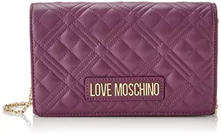 Torebki damskie - Love Moschino Damska torba na ramię Borsa pikowana PU Viola Fioletowa, 14 x 52 x 18 - grafika 1