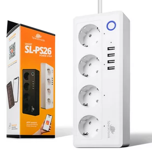 Listwa Zasilająca Bezprzewodowa Usb Wifi 4GNIAZDKA - Listwy zasilające - miniaturka - grafika 1