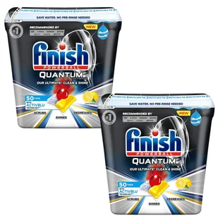 Zestaw Finish Quantum 100 kapsułek - Środki do zmywarek Zestaw Finish Quantum 100 kapsułek - Środki do zmywarek - miniaturka - grafika 1