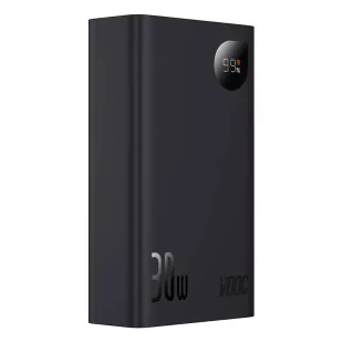 Baseus Adaman2 Powerbank 20000mAh 30W PPAD050001 z wyświetlaczem 2 x USB / 1x USB Typ C Power Delivery Quick Charge SCP czarny - Powerbanki - miniaturka - grafika 4