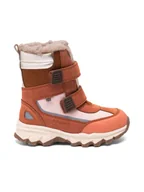 Kozaki damskie - bisgaard Kozaki zimowe "Eddie" w kolorze jasnobrązowo-białym - miniaturka - grafika 1