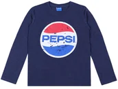 Bluzki damskie - Grafitowa bluzka z długim rękawem PEPSI 9 lat 134 cm - miniaturka - grafika 1