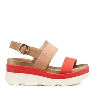 Sandały damskie - Sandały Geox D Gardenia D65HBA 021BC C8185 Kolorowy - miniaturka - grafika 1