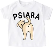 Koszulki dla dziewczynek - Koszulka dla dziewczynki lubiącej psy psiara - miniaturka - grafika 1