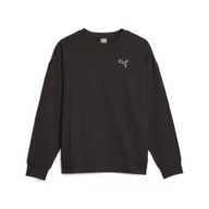 Bluzy damskie - Damska bluza dresowa BETTER ESSENTIALS PUMA Black - miniaturka - grafika 1