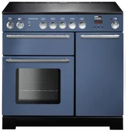 Kuchenki gazowo-elektryczne - Kuchnia z płytą indukcyjną FALCON Infusion 90 Niebieski stone chrom - miniaturka - grafika 1