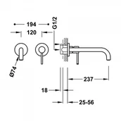 Baterie podtynkowe - Tres 26230002NM - miniaturka - grafika 1