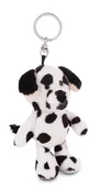 Plecaki - Breloczek Dalmatyńczyk 10cm biały - Pluszowy towarzysz przytulanka zwierzęca z kółkiem na klucze do smyczy, torby albo plecaka - miniaturka - grafika 1