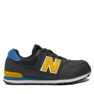 Buty dla chłopców - Sneakersy New Balance GC574KIB Czarny - miniaturka - grafika 1