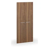 Inne meble biurowe - Drzwi skrzydłowe PRIMO, para, wysokość 1737 mm, orzech - miniaturka - grafika 1