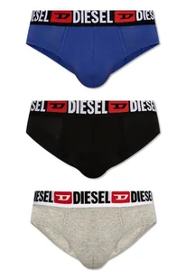 intimo slip uomo diesel 00sh05 0ddai - 3pack e7082 - 3 black - Majtki męskie - miniaturka - grafika 1