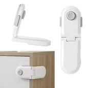 Zabezpieczenia dla dzieci - ZABEZPIECZENIE SZAFEK SZUFLAD KĄTOWE BOCZNE 2 SZTUKI - miniaturka - grafika 1