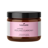 Peelingi do ciała - NaturalME, peeling cukrowy, malinowy, 200 ml - miniaturka - grafika 1
