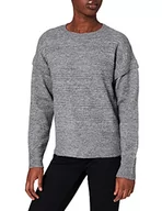 Swetry damskie - Noisy may Damski sweter Nmlizzy L/S O-Neck Knit Sp, Medium Grey Melange, S - miniaturka - grafika 1