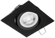 Oprawy, klosze i abażury - Eko-Light Oczko sufitowe kwadratowe ruchome IP44 Black EKZ329 - miniaturka - grafika 1