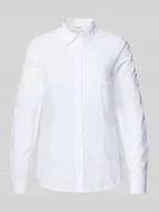 Bluzki damskie - Bluzka koszulowa o kroju regular fit z kołnierzykiem - miniaturka - grafika 1