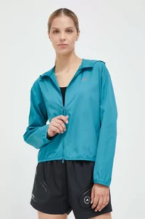 adidas Performance kurtka do biegania Run It kolor niebieski przejściowa - Kurtki damskie - miniaturka - grafika 1