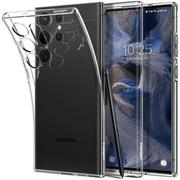Etui i futerały do telefonów - Spigen Etui Liquid Crystal do Samsung Galaxy S23 Ultra Przezroczysty - miniaturka - grafika 1