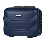 Walizki - [ A227 ] Kuferek na kosmetyki AMETHYST (BC) Blue - miniaturka - grafika 1