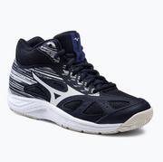 Piłka ręczna - Buty do piłki ręcznej dziecięce Mizuno Stealth Star Mid granatowe X1GC211502 34 eu - miniaturka - grafika 1