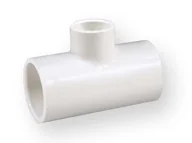 Akcesoria grzewcze - Trójnik redukcyjny KW/KW/KW PVC-U 3/4x3/4x1/2" - miniaturka - grafika 1