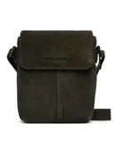 Nerki - Tommy Hilfiger Saszetka Metal Logo Suede Crossbody Bag AM0AM14262 Zielony - miniaturka - grafika 1