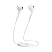 Słuchawki - Akashi Bluetooth Magnetic Hd Audio - srebrne - miniaturka - grafika 1