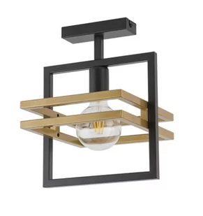 Merci lampa sufitowa 1-punktowa czarna/złota 32398 - Lampy sufitowe - miniaturka - grafika 1