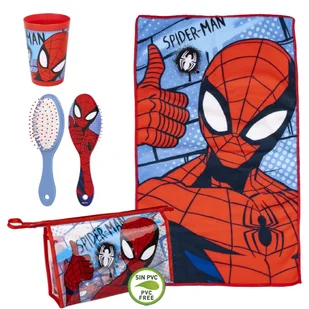 Marvel Spiderman Travel Set zestaw podróżny dla dzieci - Kosmetyki kąpielowe dla dzieci - miniaturka - grafika 1