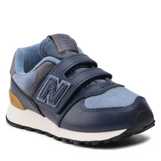 Buty dla chłopców - Sneakersy New Balance - PV574LX1 Granatowy - grafika 1